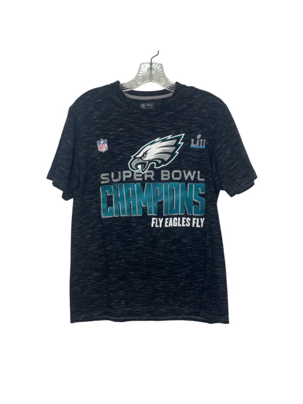NFL Pro Line Graphic Tshirt Super Bowl LII Champions Small Black Eagles Fly Eagl